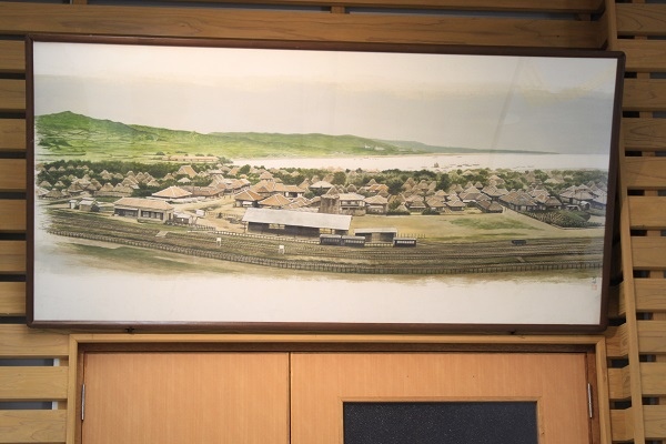 駅が実在していたころの風景画